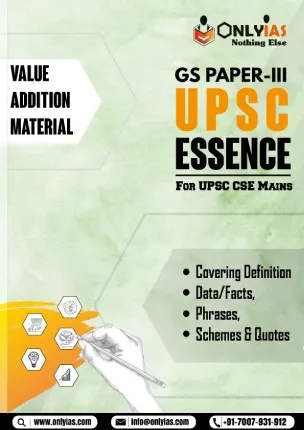 UPSC ESSENCE GSPAPER III