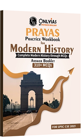 PRAYAS Practice Workbook Modern History  Answer