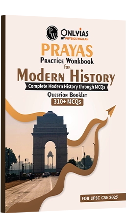 PRAYAS Practice Workbook Modern History Question