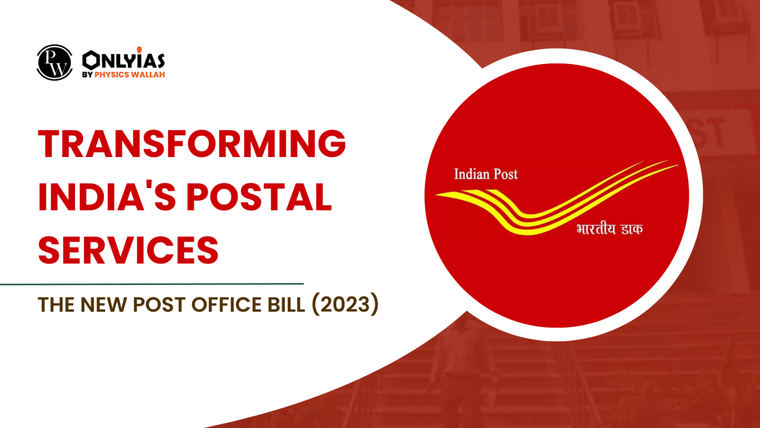 Transforming India’s Postal Services: The New Post Office Bill, 2023 | PWOnlyIAS 2023