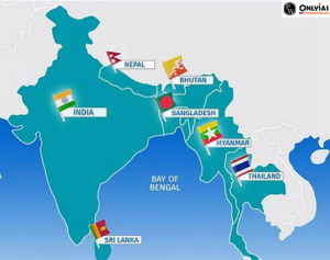 BIMSTEC Countries Map