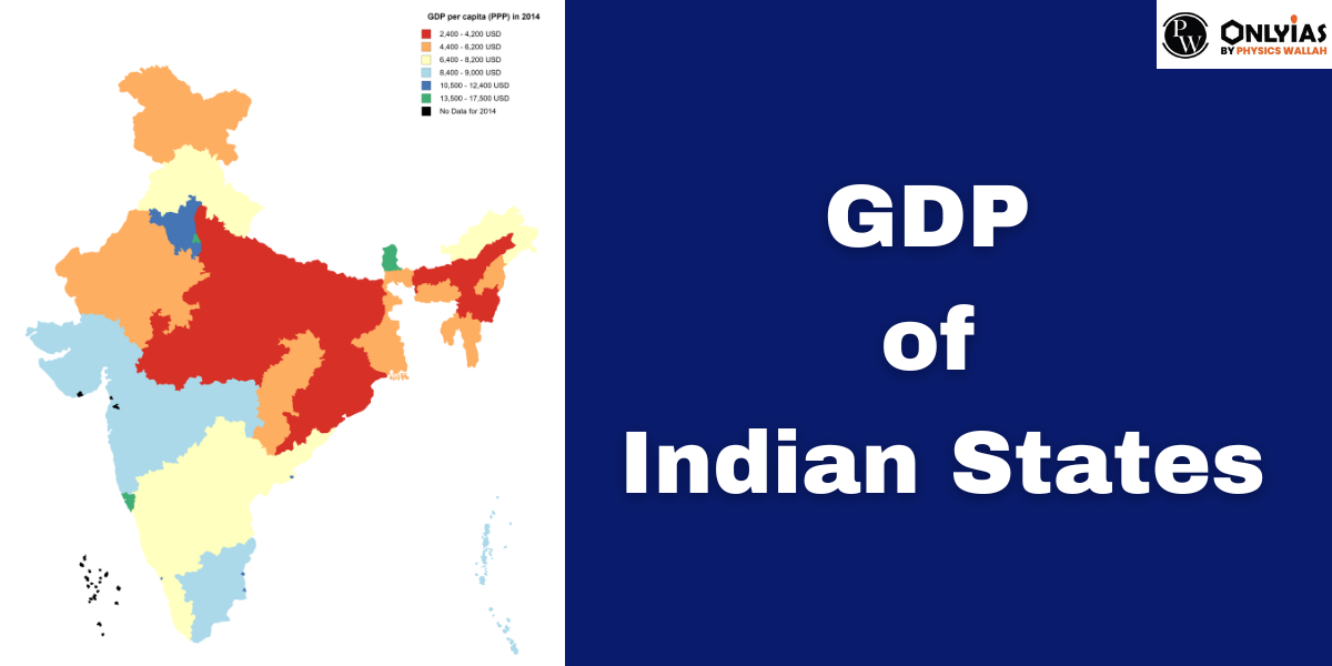 GDP of Indian States: State-Wise GDP of India 2024