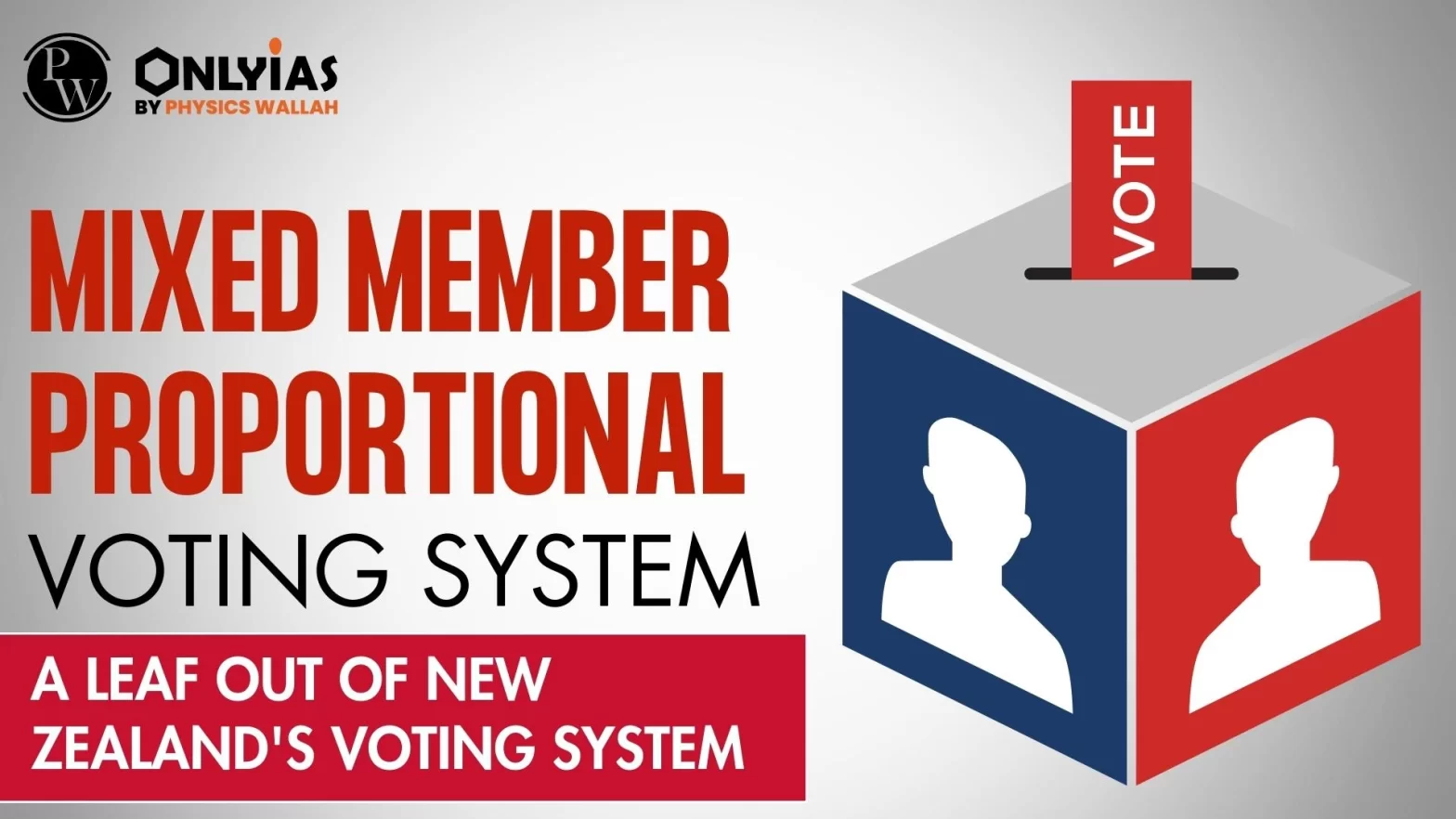 Mixed Member Proportional Voting System – A Leaf Out of New Zealand’s Voting System