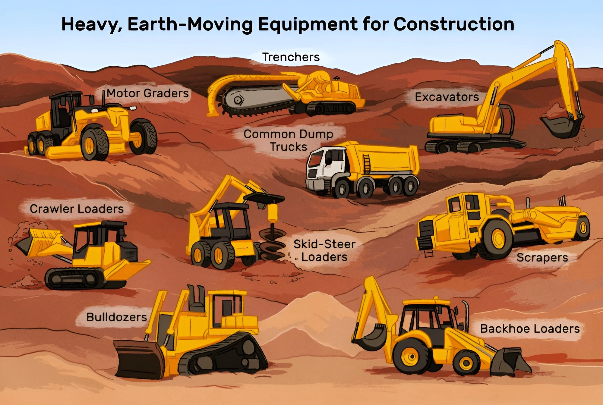 Heavy Earth Moving Machinery