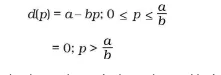 Linear Demand