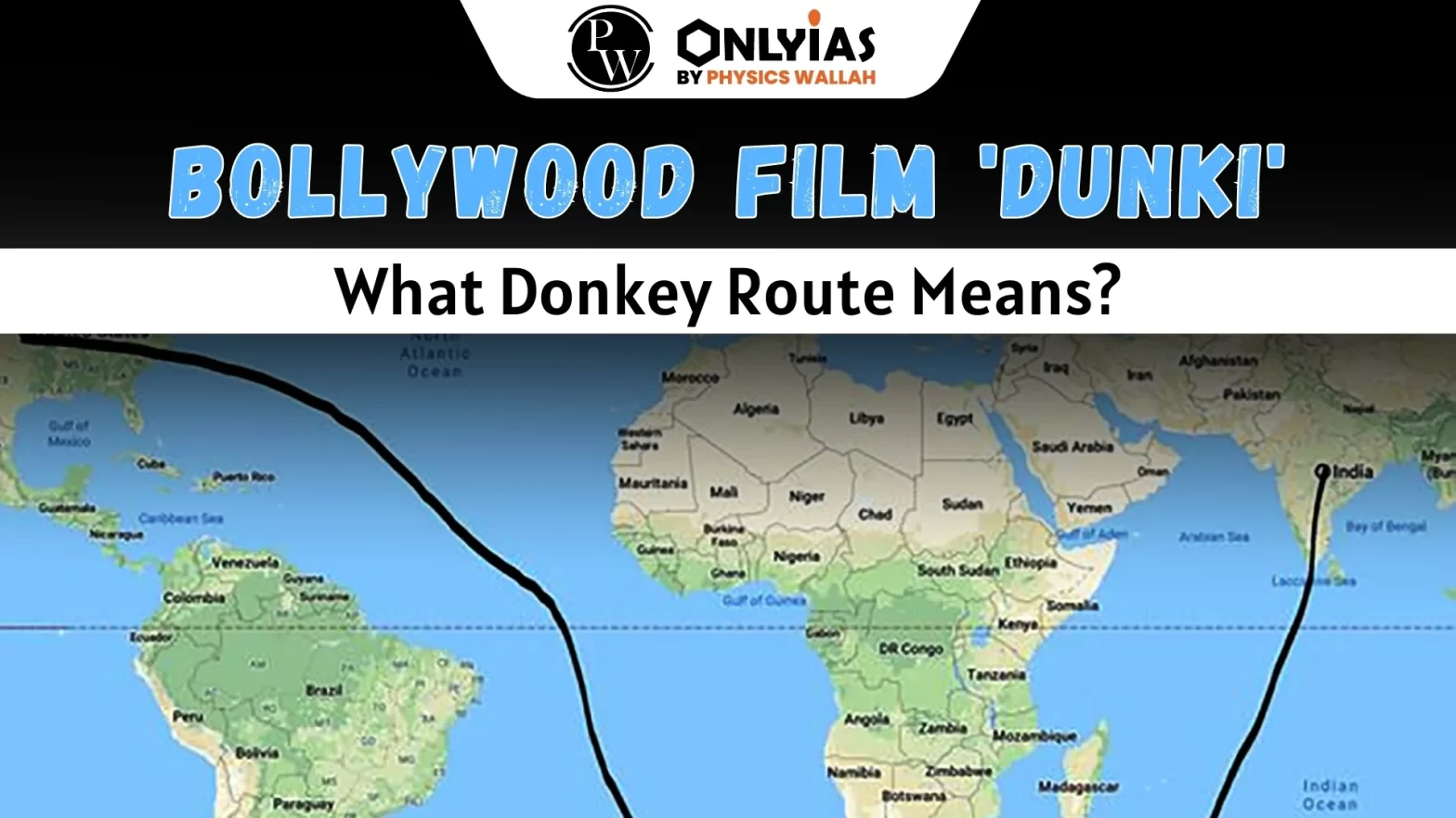 Bollywood film ‘Dunki’: What Donkey Route Means?