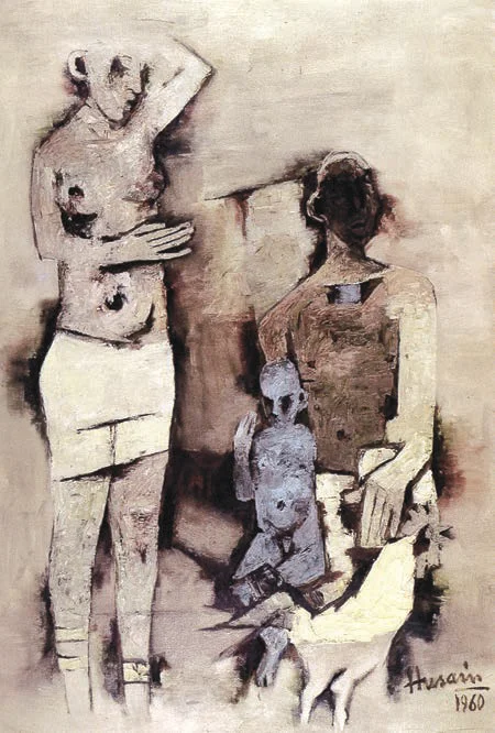 M. F. Husain, Farmer’s Family