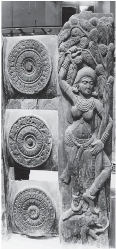 Yakshini, Bharhut