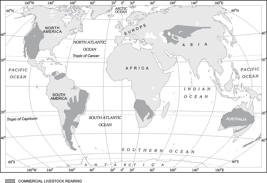 Areas of Commercial Livestock Rearing