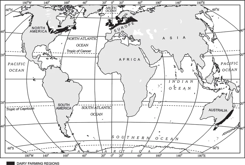 Areas Of Dairy Farming