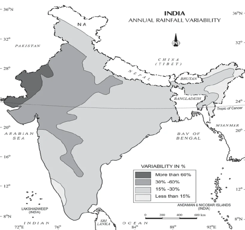 Variability of Annual Rainfall