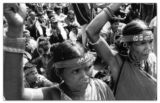 Agitation by tribal women