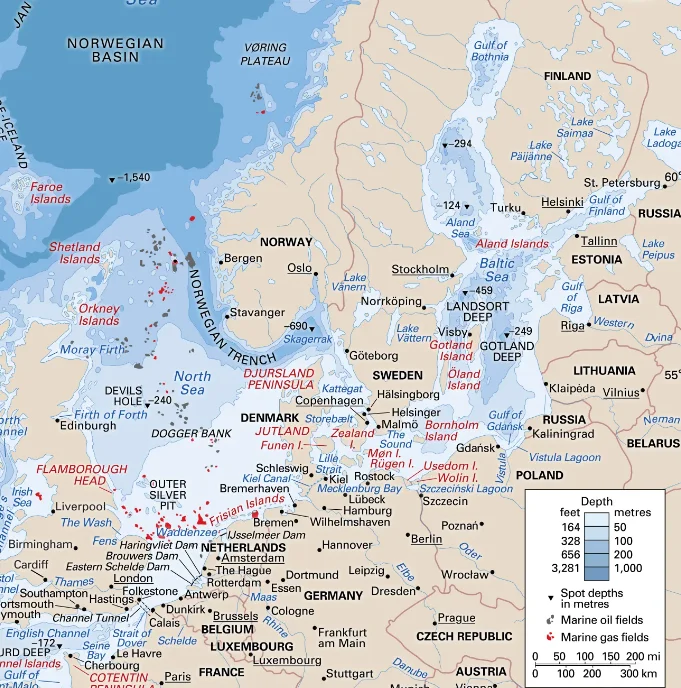 countries  bordering the baltic sea 