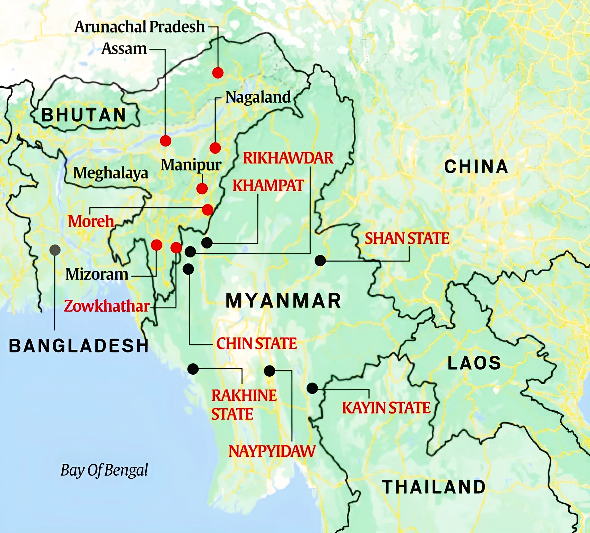 Myanmar Refugees in India