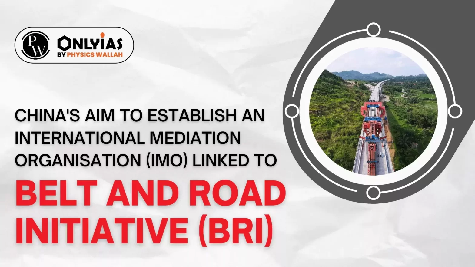 China’s Aim to Establish an International Mediation Organisation (IMO) Linked to Belt and Road Initiative (BRI)