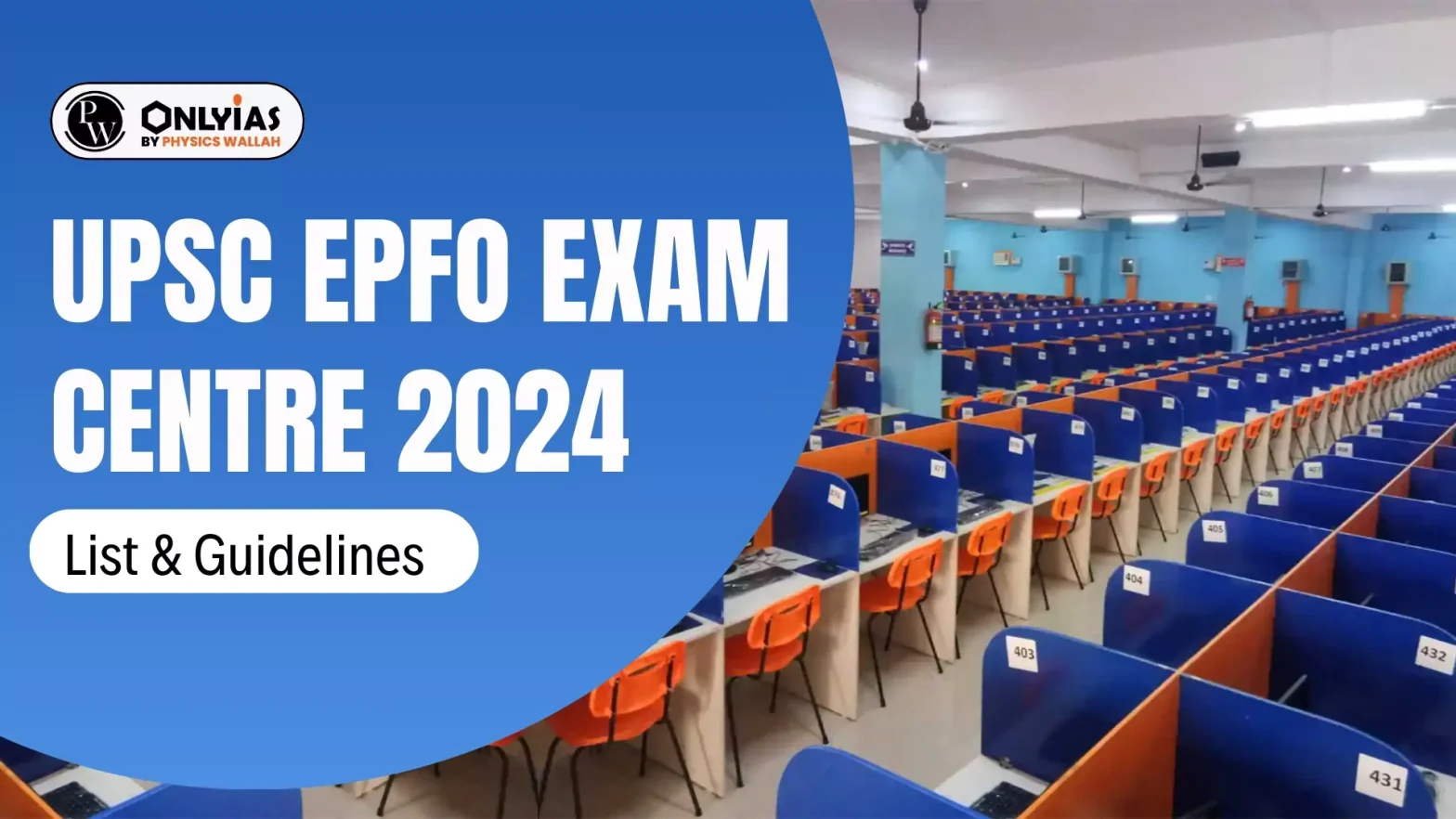 UPSC EPFO Exam Centre 2024 List & Guidelines