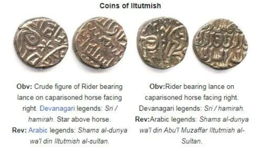 Coins of Iltutmish 