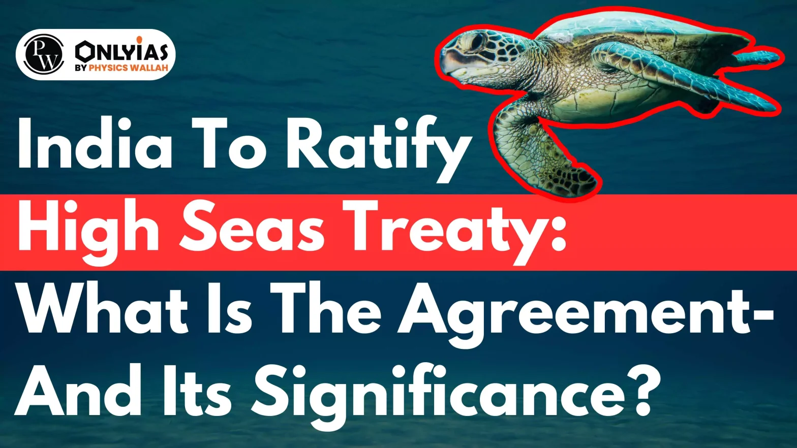 India To Ratify High Seas Treaty: What Is The Agreement —And Its Significance?