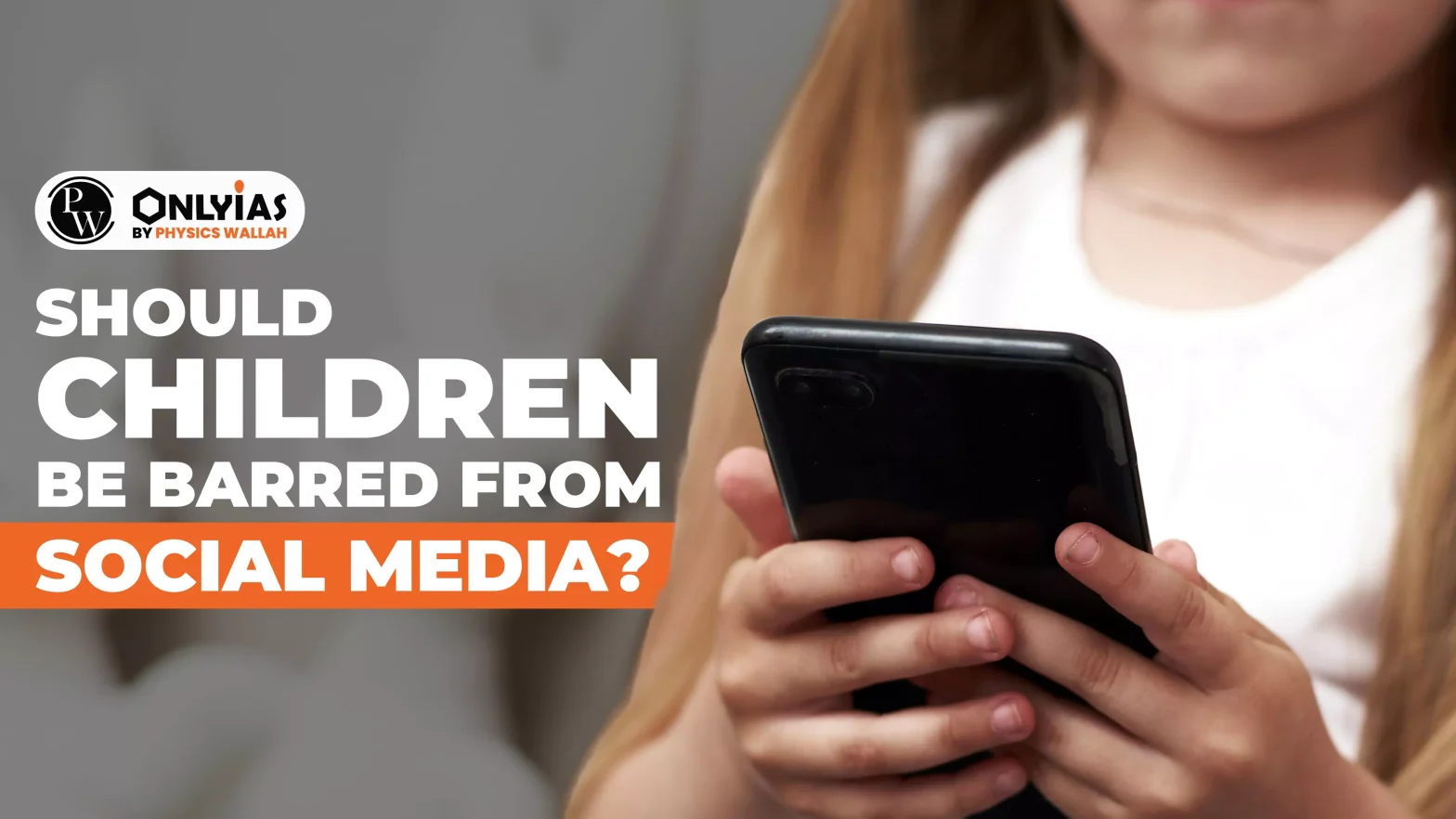 Should children be barred from social media?