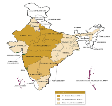 Lentils Production - PWOnlyIAS