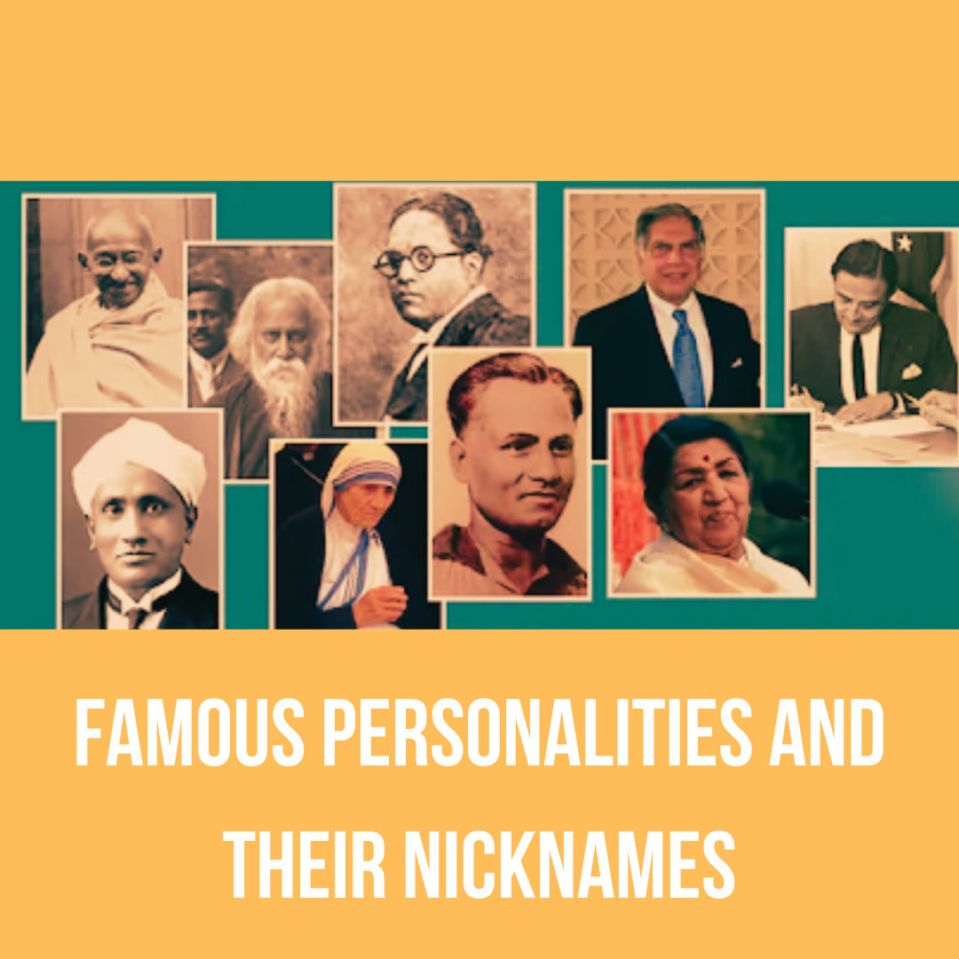 Famous Indian Personalities and Their Nicknames Updated List 2023