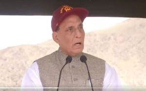 Rajnath Singh at Drass