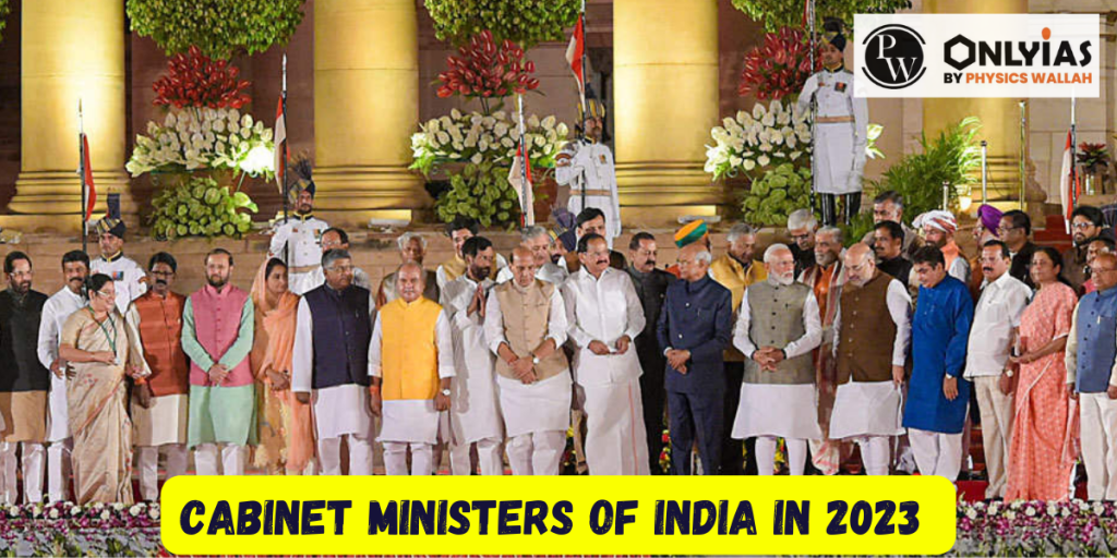 Complete List Of Ministers Of India In 2023 PWOnlyIAS