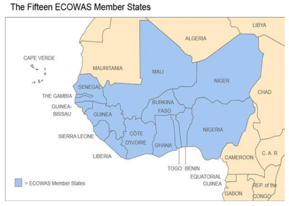 Economic Community Of West African States (ECOWAS) - PWOnlyIAS