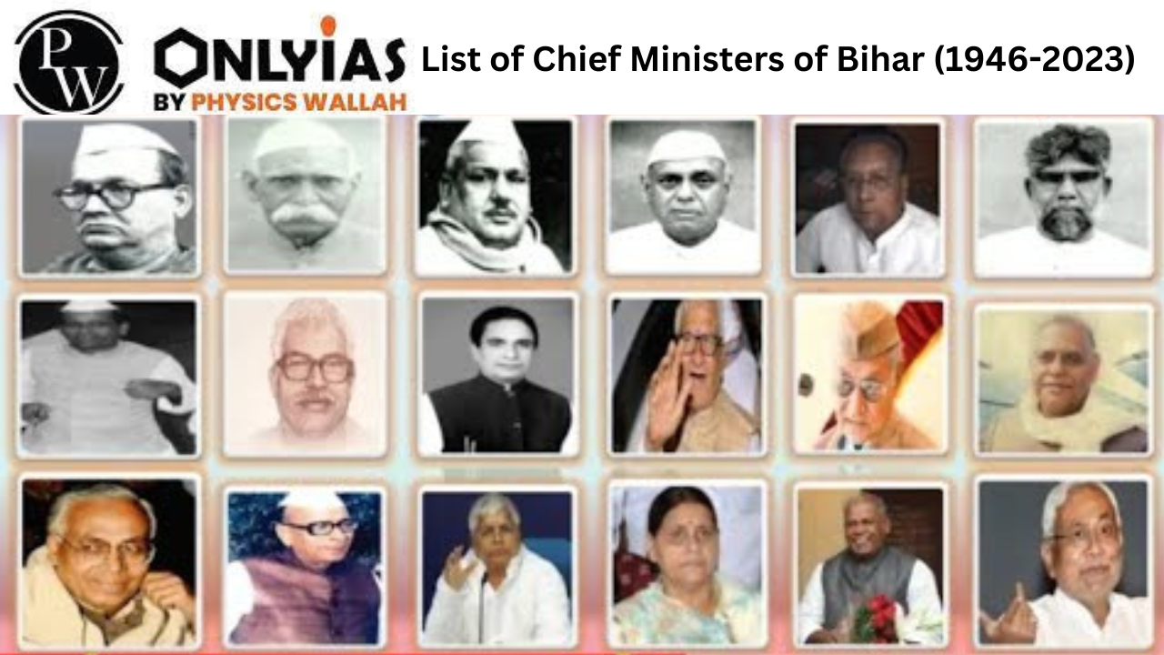 List of Chief Ministers of Bihar (1946-2023)