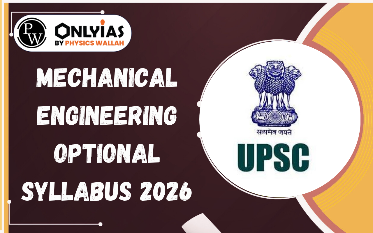Mechanical Engineering Optional Syllabus 2026: Check Paper 1 and 2 Syllabus