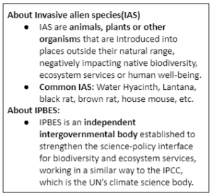 IPBES Report On Invasive Alien Species - PWOnlyIAS