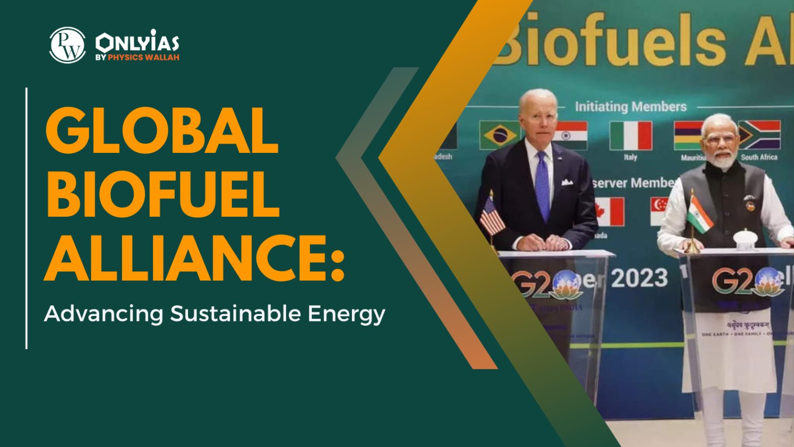 Global Biofuel Alliance: Advancing Sustainable Energy | PWOnlyIAS 2023