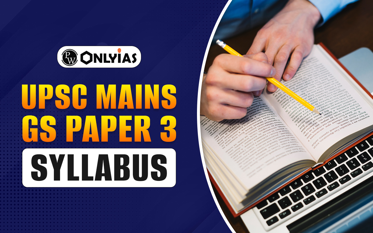 UPSC Mains GS Paper 3 Syllabus PDF 2026 Download