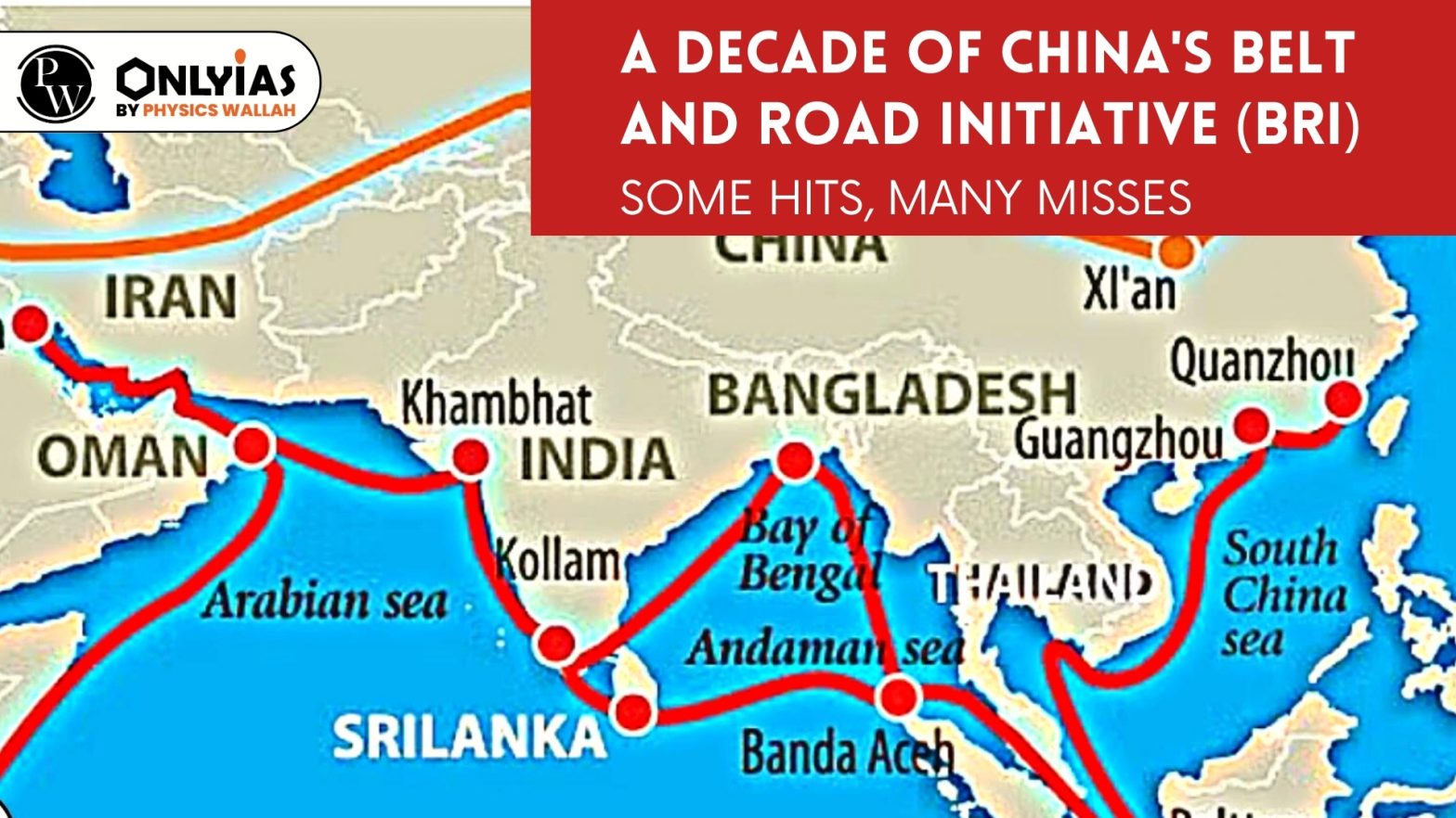 A Decade of China’s Belt and Road Initiative (BRI): Some Hits, Many Misses