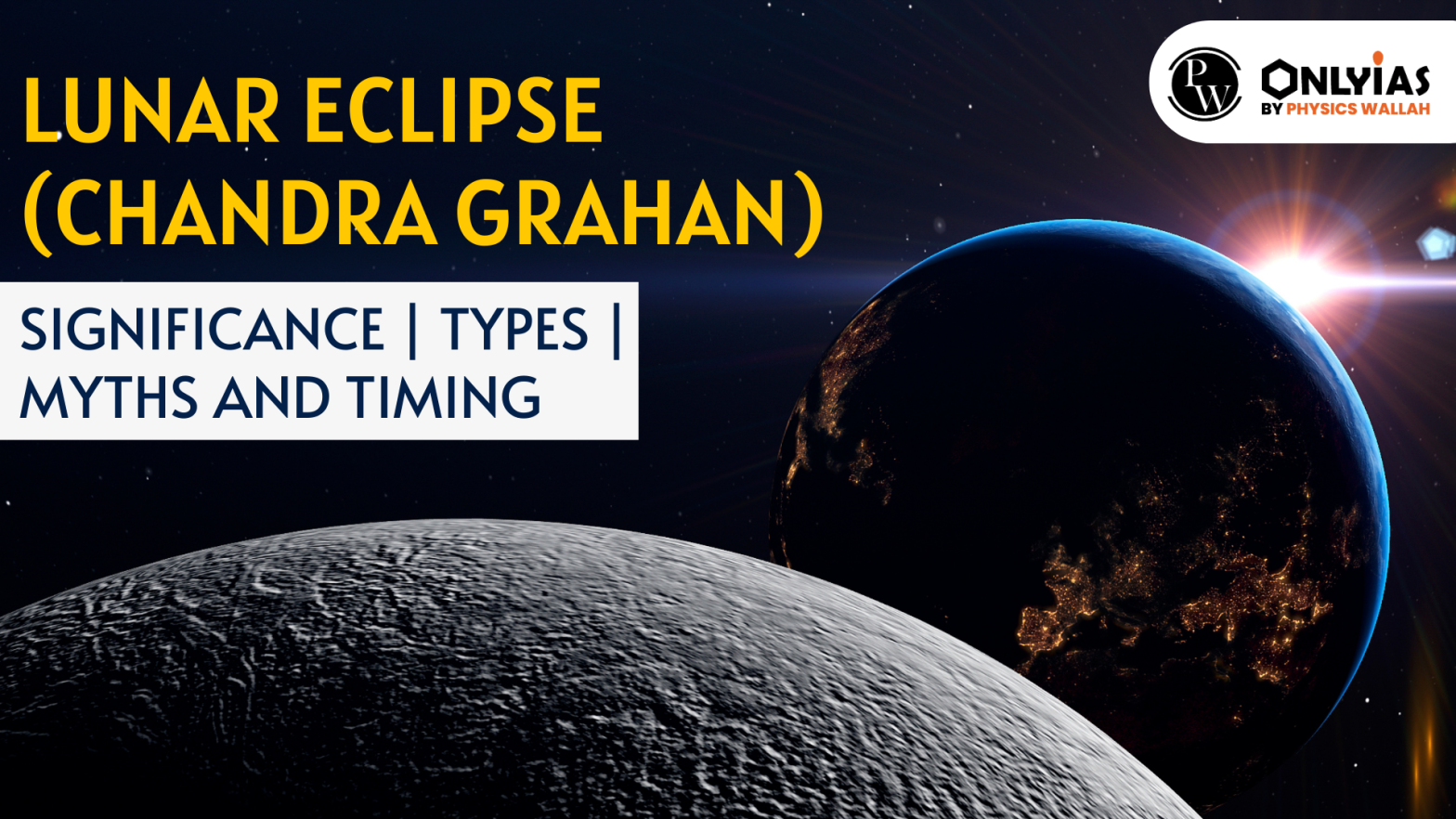 Lunar Eclipse (Chandra Grahan): Significance, Types, Myths and Timing