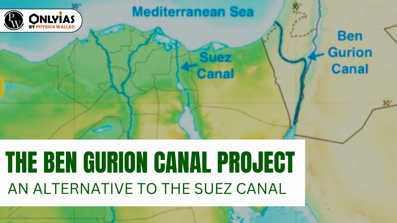 The Ben Gurion Canal Project – A New Maritime Route
