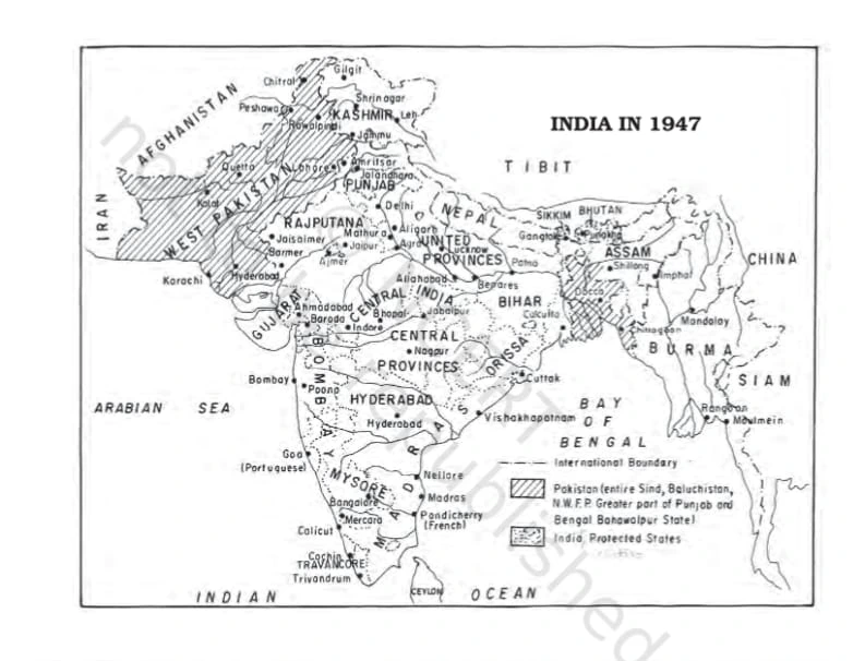  Maps narrating the story of the functioning of Federalism in India