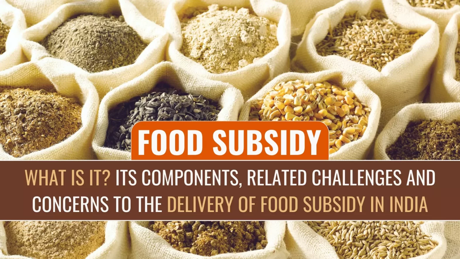 Food Subsidy: What is It?, Its Components, Related Challenges and Concerns to the Delivery of Food Subsidy in India