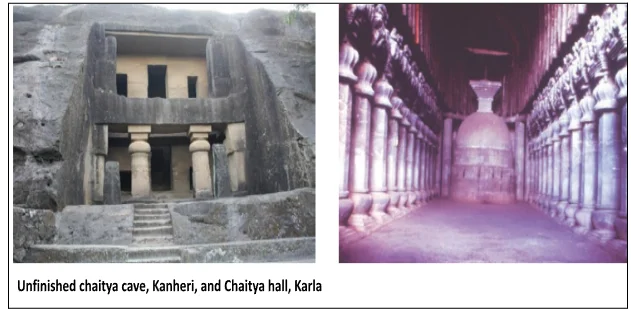 Unfinished chaitya cave