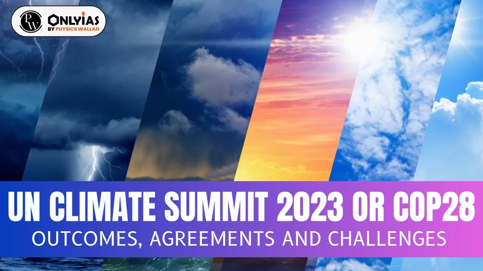 UN Climate Summit 2023 or COP28: Outcomes, Agreements and Challenges