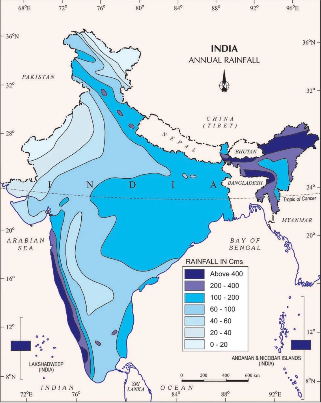 India: Annual Rainfall
