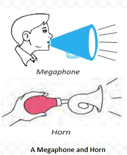 A Megaphone and Horn