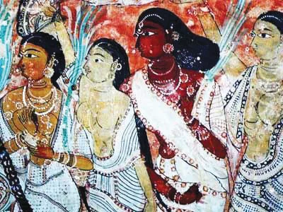 Ladies attending Parvati