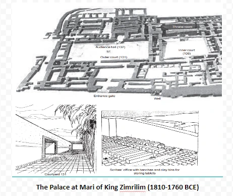 The Palace at Mari of King Zimrilim (1810-1760 BCE) 