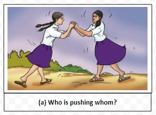 Who is pushing whom? 