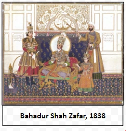 Bahadur Shah Zafar, 1838