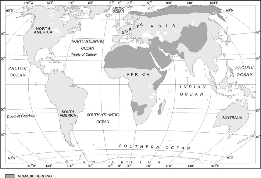 Areas of Nomadic Herding