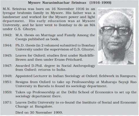 Legacy of M.N. Srinivas: