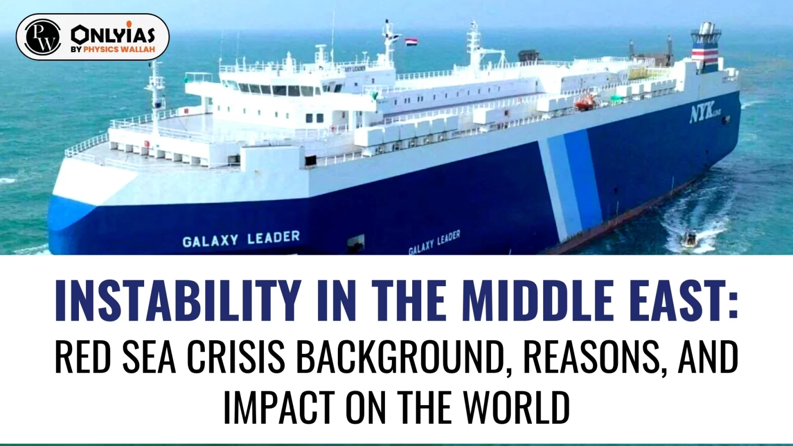 Instability in the Middle East: Red Sea Crisis Background, Reasons, and Impact on the World