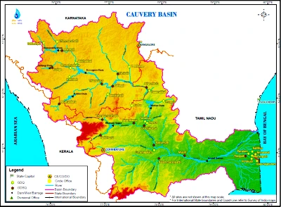Cauvery Basin Map